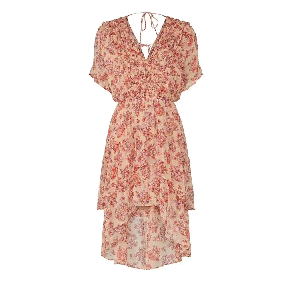 The Kooples Floral Frills Dress Size 2 Medium_5